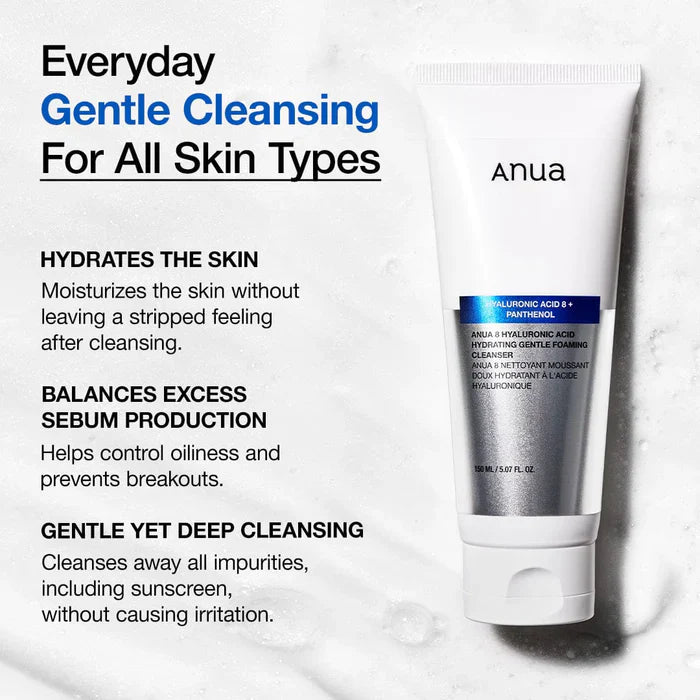 8 Hyaluronic Acid Hydrating Gentle Foaming Cleanser
