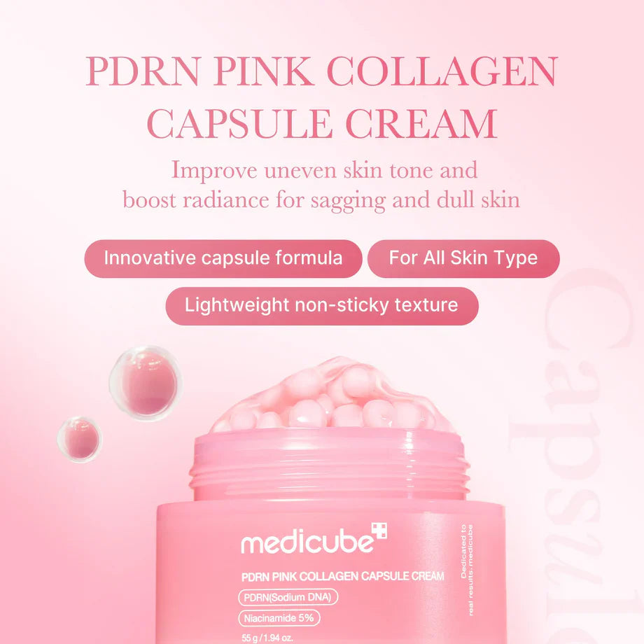 medicube pdrn pink collagen capsule cream